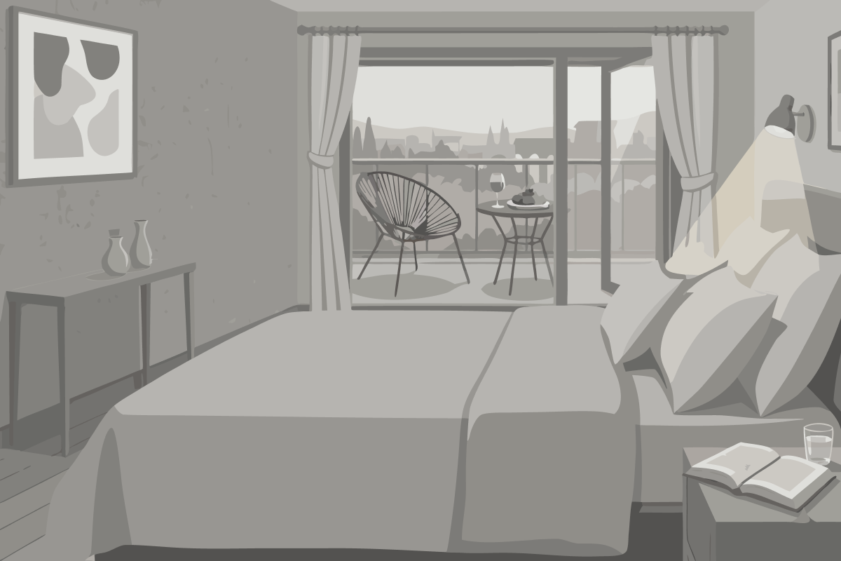 Apartamento de 2 dormitorios